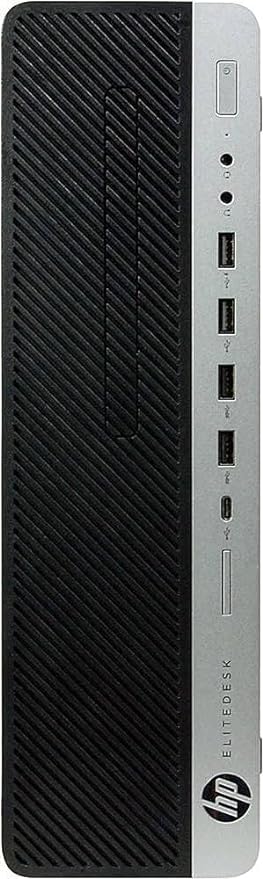 HP Elitedesk 800 G3 Mini computadora de computadora, Intel Quad Core i5, 8GB DDR4 RAM, 240GB SSD, DisplayPort, HDMI, WiFi, Windows 10 Pro (reacondicionado)