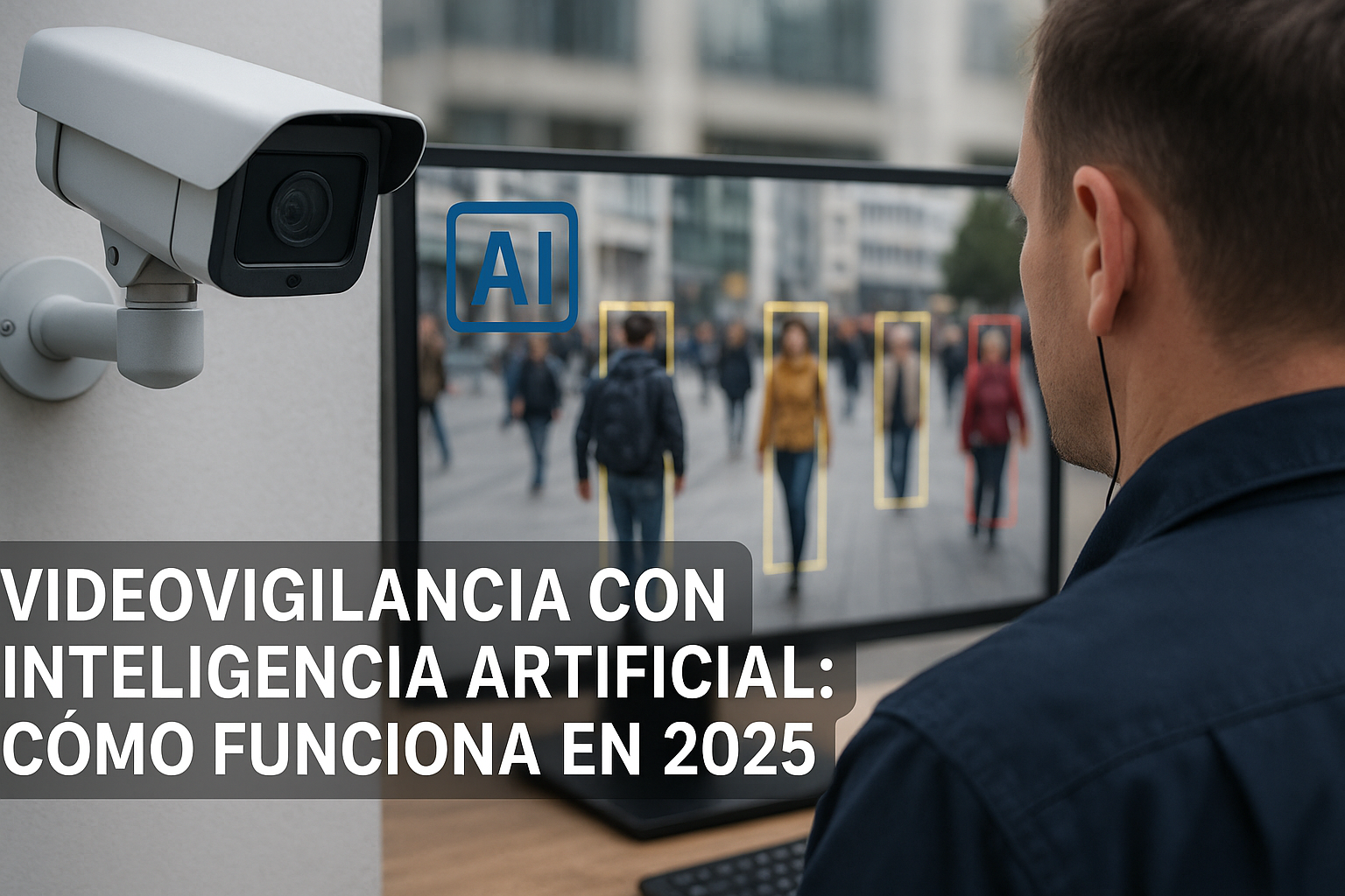 Videovigilancia con inteligencia artificial: cómo funciona en 2025