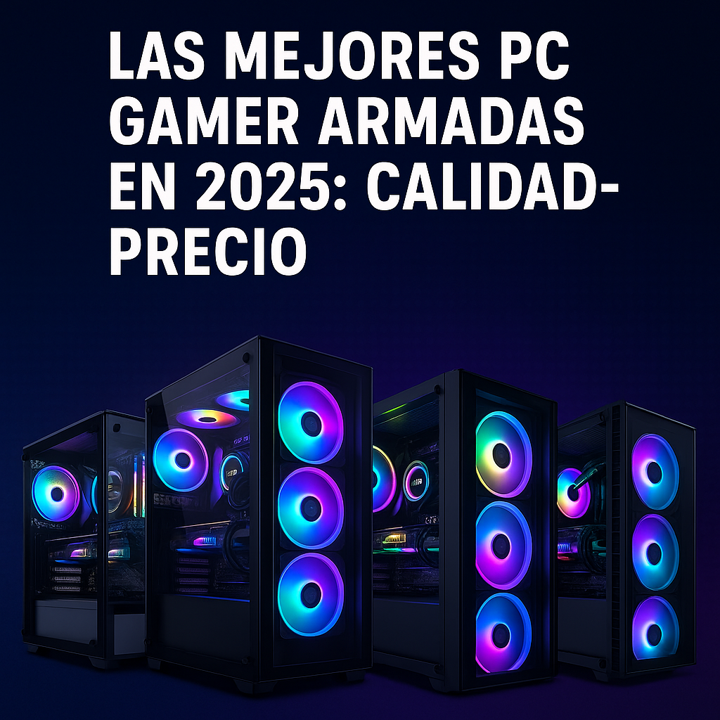 Las mejores PCs gamer armadas en 2025: calidad-precio