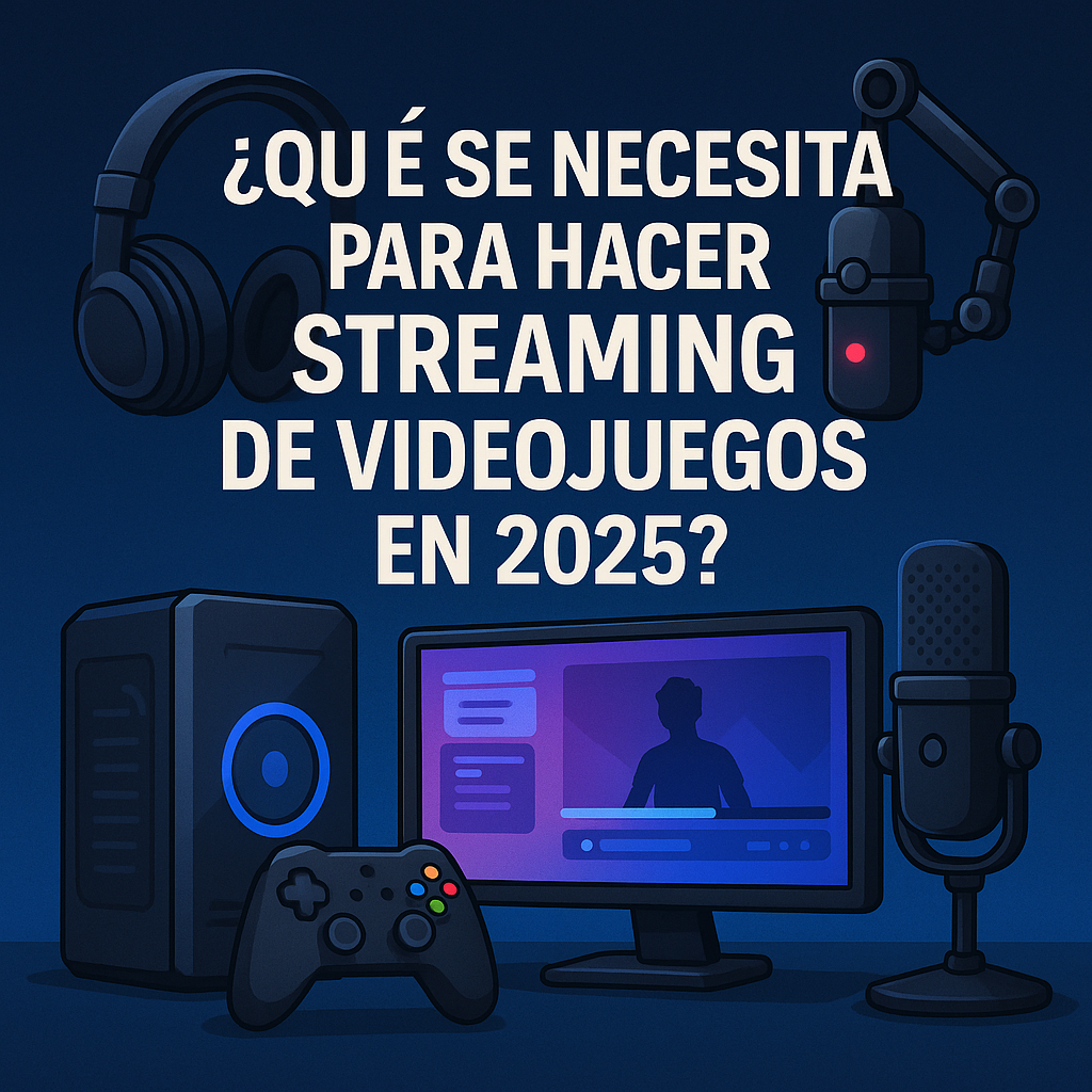 ¿Qué se necesita para hacer streaming de videojuegos en 2025?