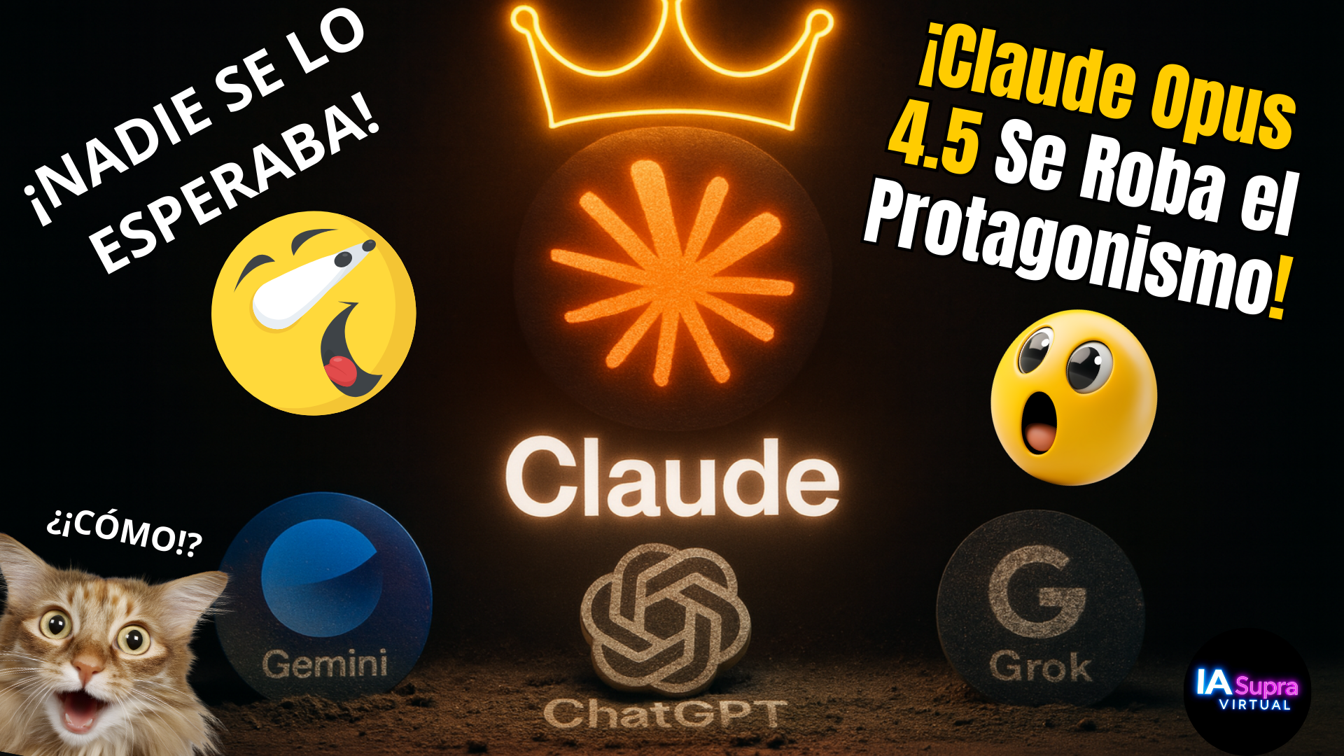 ¡NADIE SE LO ESPERABA: Claude Opus 4.5 Se Roba el Protagonismo! | 💻Supra Virtual 💻