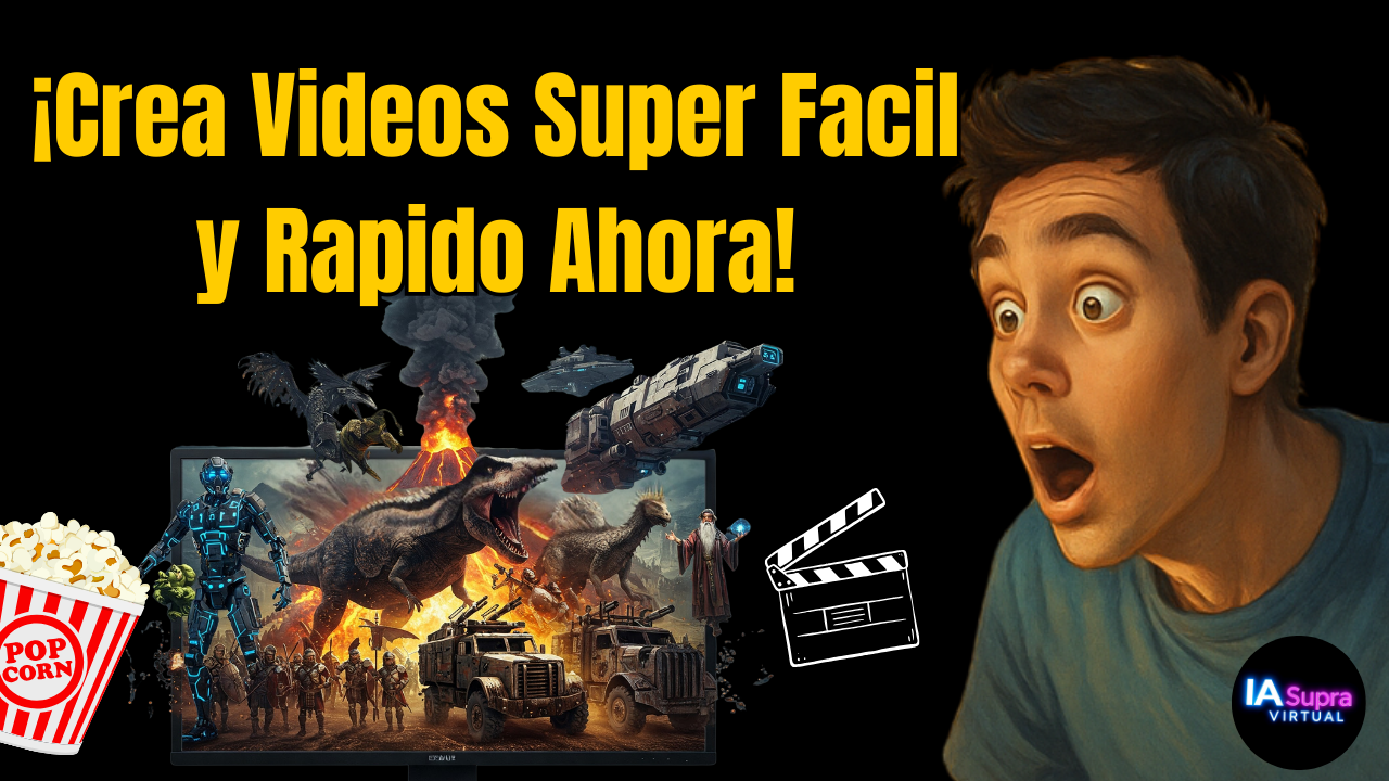 ¡Crea Videos Super Facil y Rapido Ahora! | 💻Supra Virtual 💻 | 23 de abril