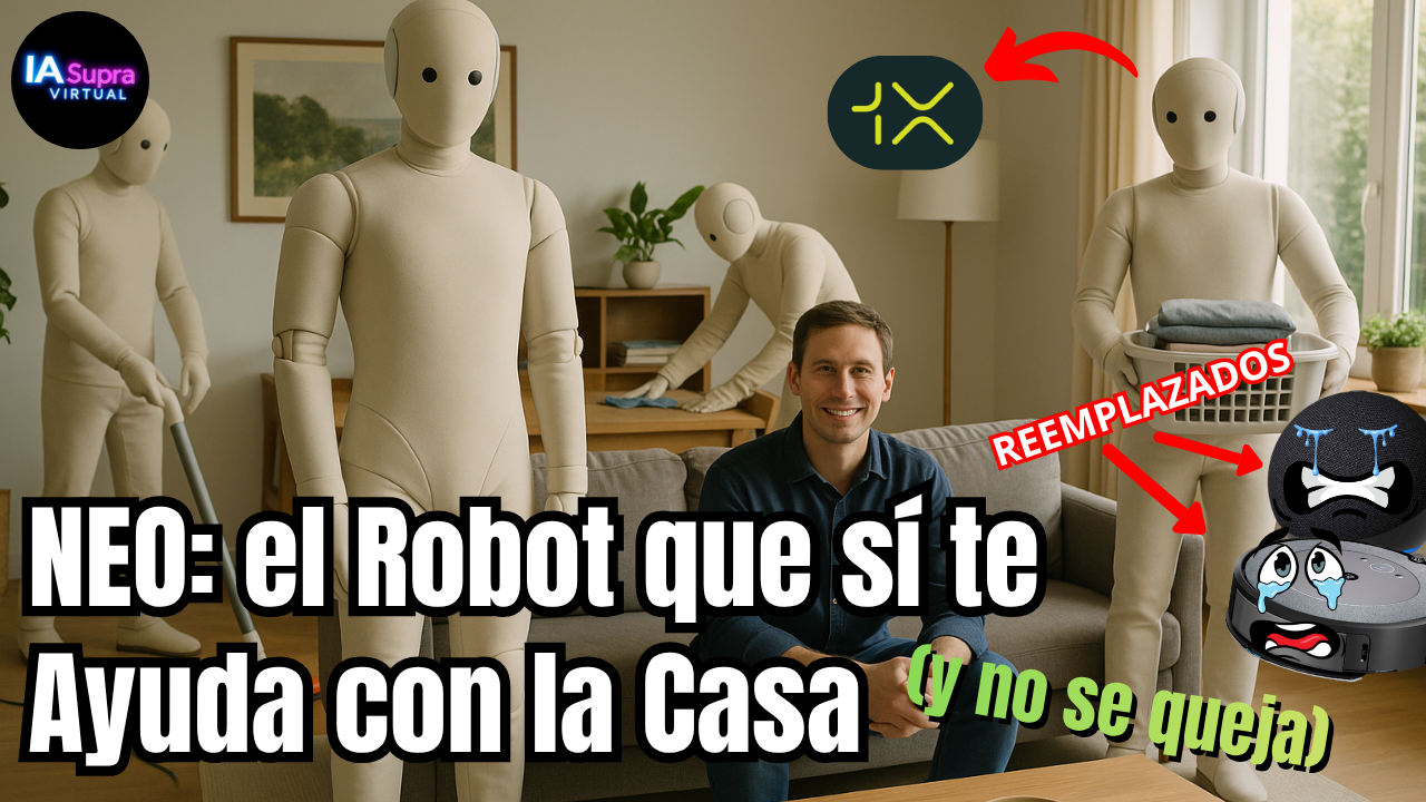 La Ficción se Hizo Realidad: NEO, el Robot Doméstico | IA SUPRA VIRTUAL
