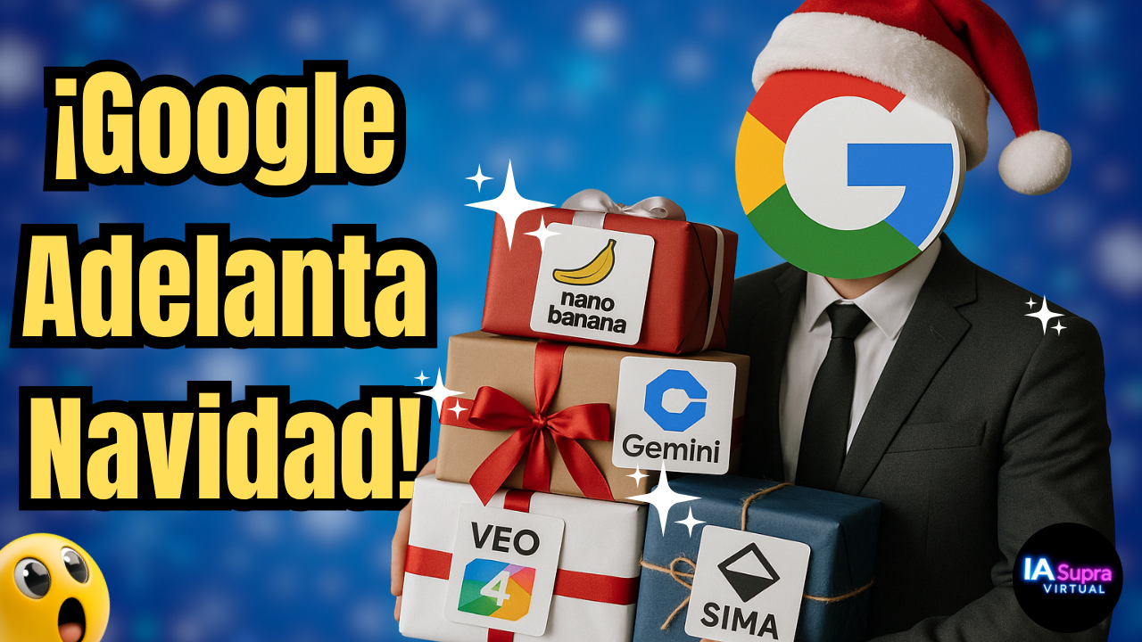¡Google Adelanta Navidad: Gemini 3, Nano Banana 2, Veo 4 y más! | IA SUPRA VIRTUAL