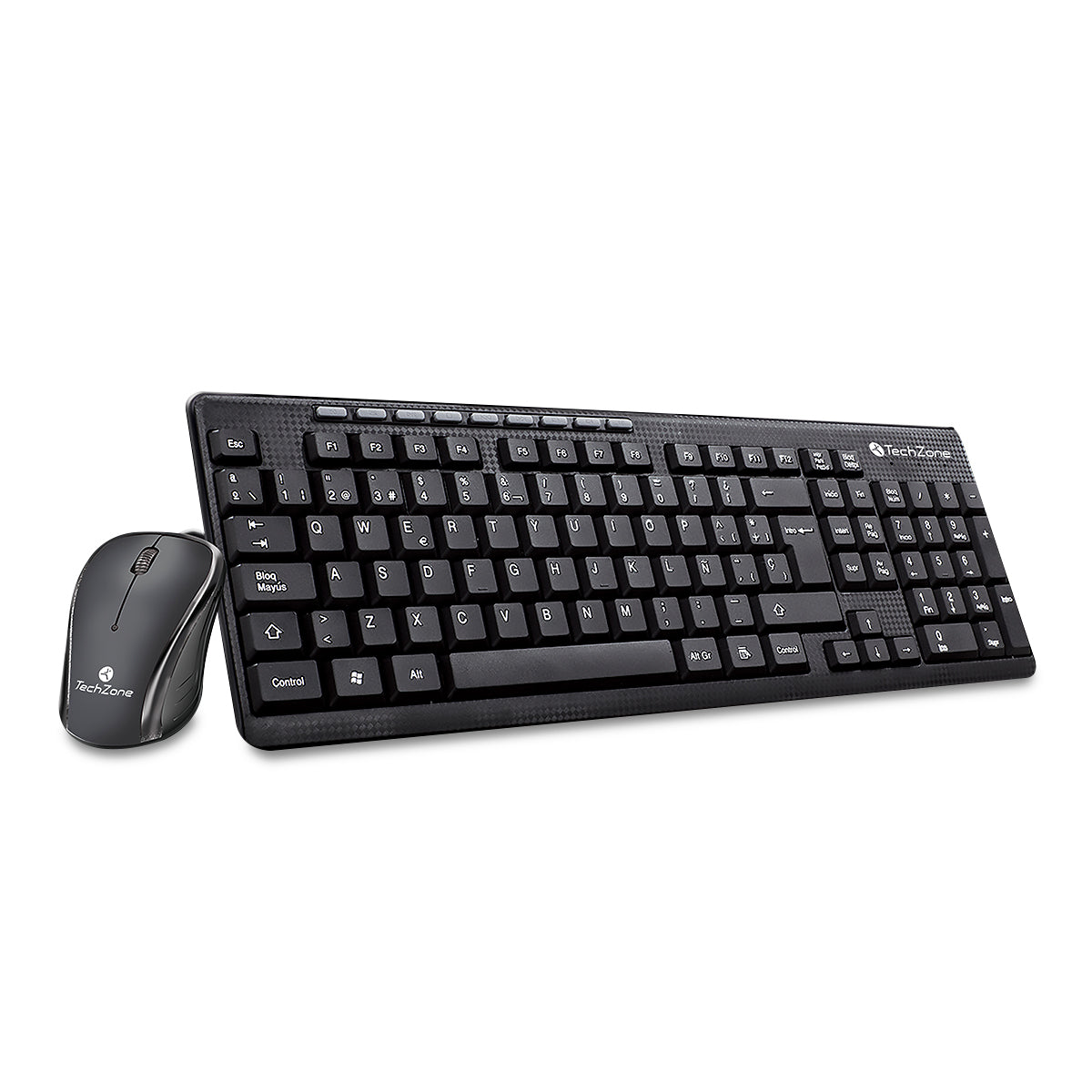 KIT TECLADO Y MOUSE ALÁMBRICO USB MARCA TECHZONE TZ19COMB01-LA