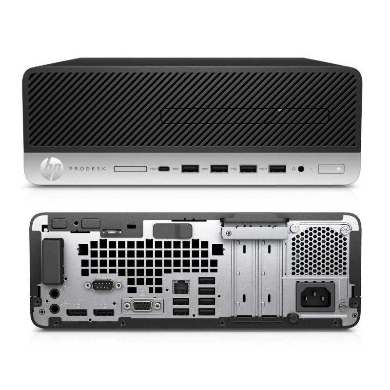 Computadora HP 600 G4 Intel Core i5 8va GEN, 8GB RAM, 240 GB SDD, tamaño SFF Outlet Reacondicionado