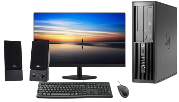 COMBO Computadora HP 8300 Intel Core i5 3ra GEN, 8GB RAM, 240 GB SDD, tamaño SFF Outlet Reacondicionado