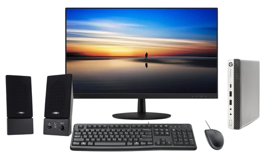 COMBO Computadora Outlet HP Prodesk 600 G3 Intel Core I7 7ma, 8 GB RAM, 256 GB SSD (Reacondicionado)