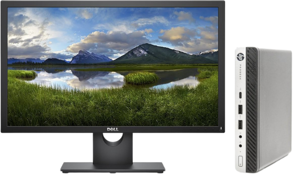 Paquete PC HP Prodesk 600 G3, Intel Core I7 (7ma Gen), 8 GB RAM, 256 GB SSD, MINI (Reacondicionado)