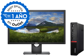 PAQUETE PC Lenovo ThinkCentre, M710Q, Intel Core i5 (7ma Gen), con Monitor de 22