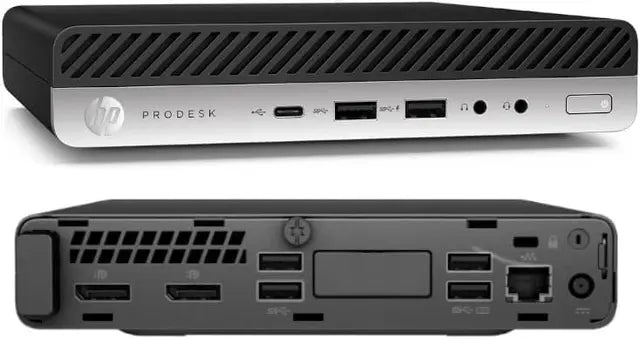 Computadora Outlet HP Prodesk 600 G3 I7 7ma, 8 GB RAM, 256 GB SSD, Mini (Reacondicionado)