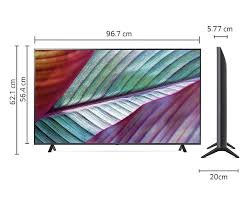 Televisión LG LED 55UR7800PSB de 55 pulgadas Procesador a5 Gen 5, AL Processor 4K, PANTALLA UHD