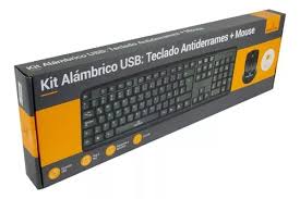 KIT TECLADO Y MOUSE ALÁMBRICO USB MARCA PERFECT CHOICE PC-201076